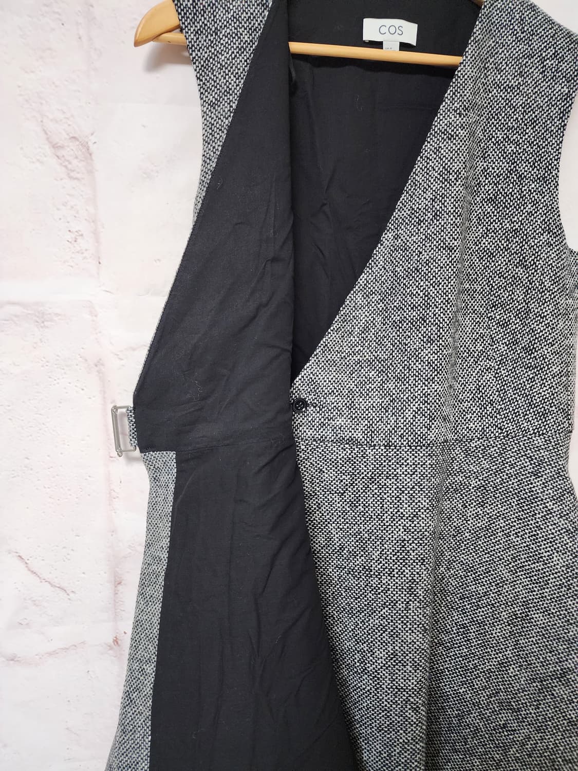 cos 트위드 미니랩 스타일 플레어 미디 원피스 상품이미지8