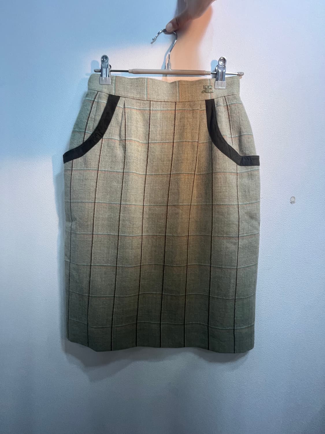 꾸레쥬 미디스커트 상품이미지2