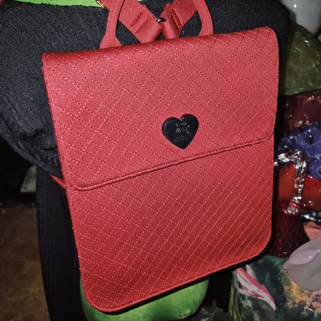 90s 모스키노 칩앤시크 다이아 퀼팅 토트&배낭 상품이미지8