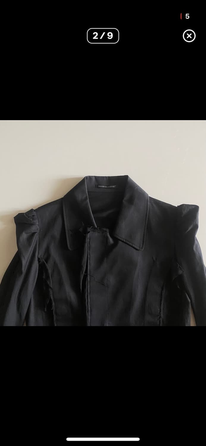 요지야마모토 숄더 퍼프 자켓 상품이미지2