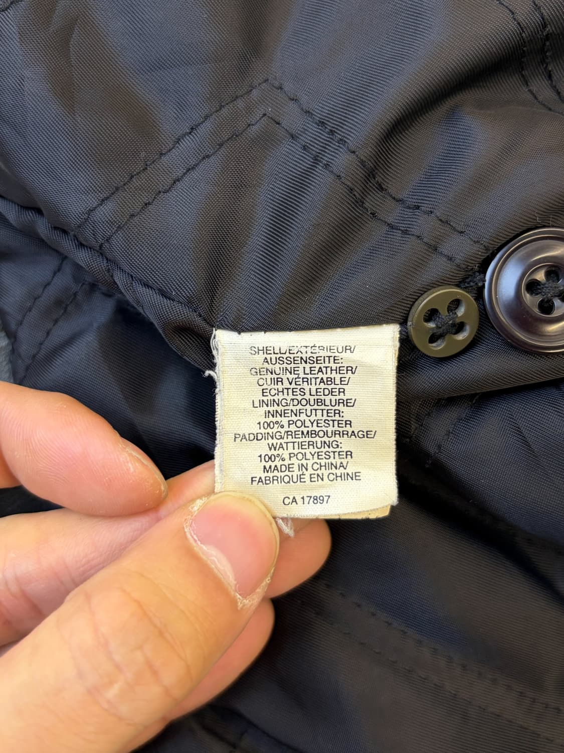 올드 갭 레더 자켓 상품이미지6