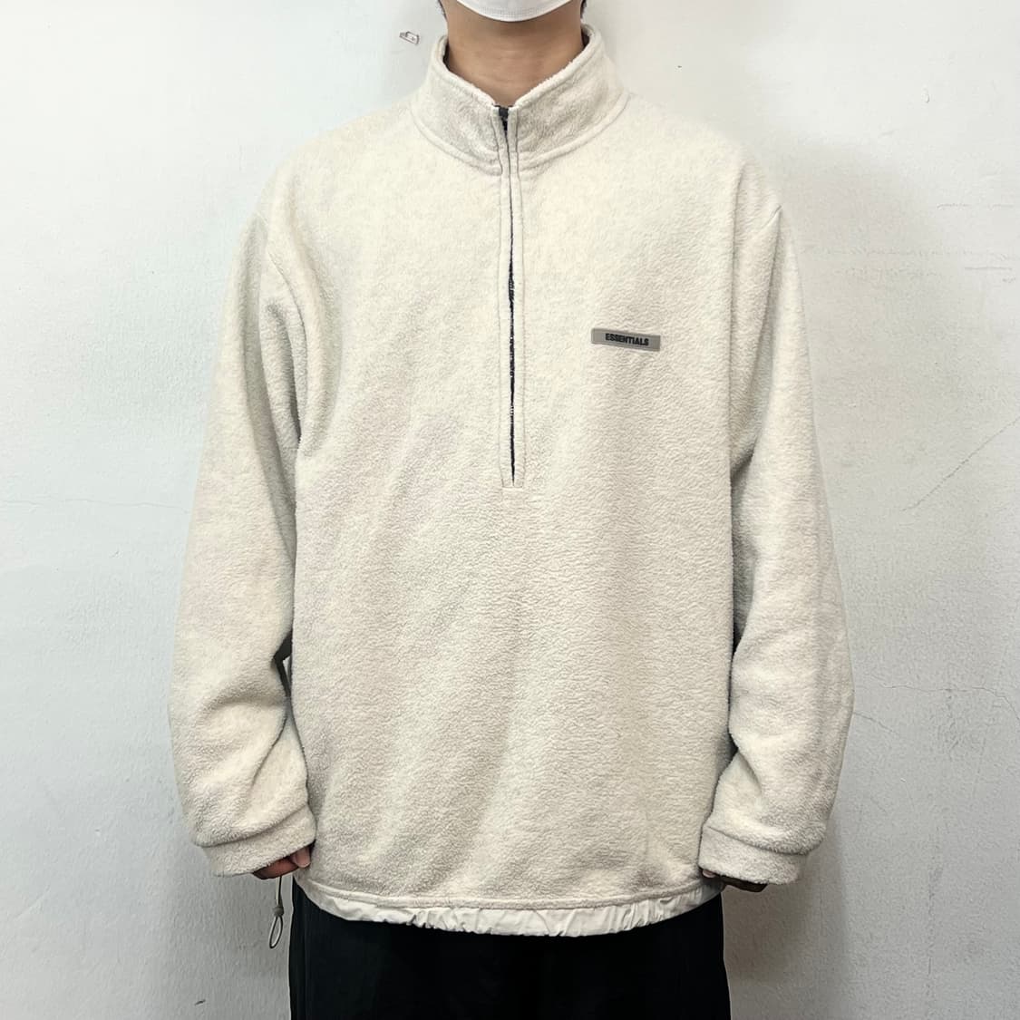 에센셜 20ss 폴라 플리스 하프집 스웨터 상품이미지2