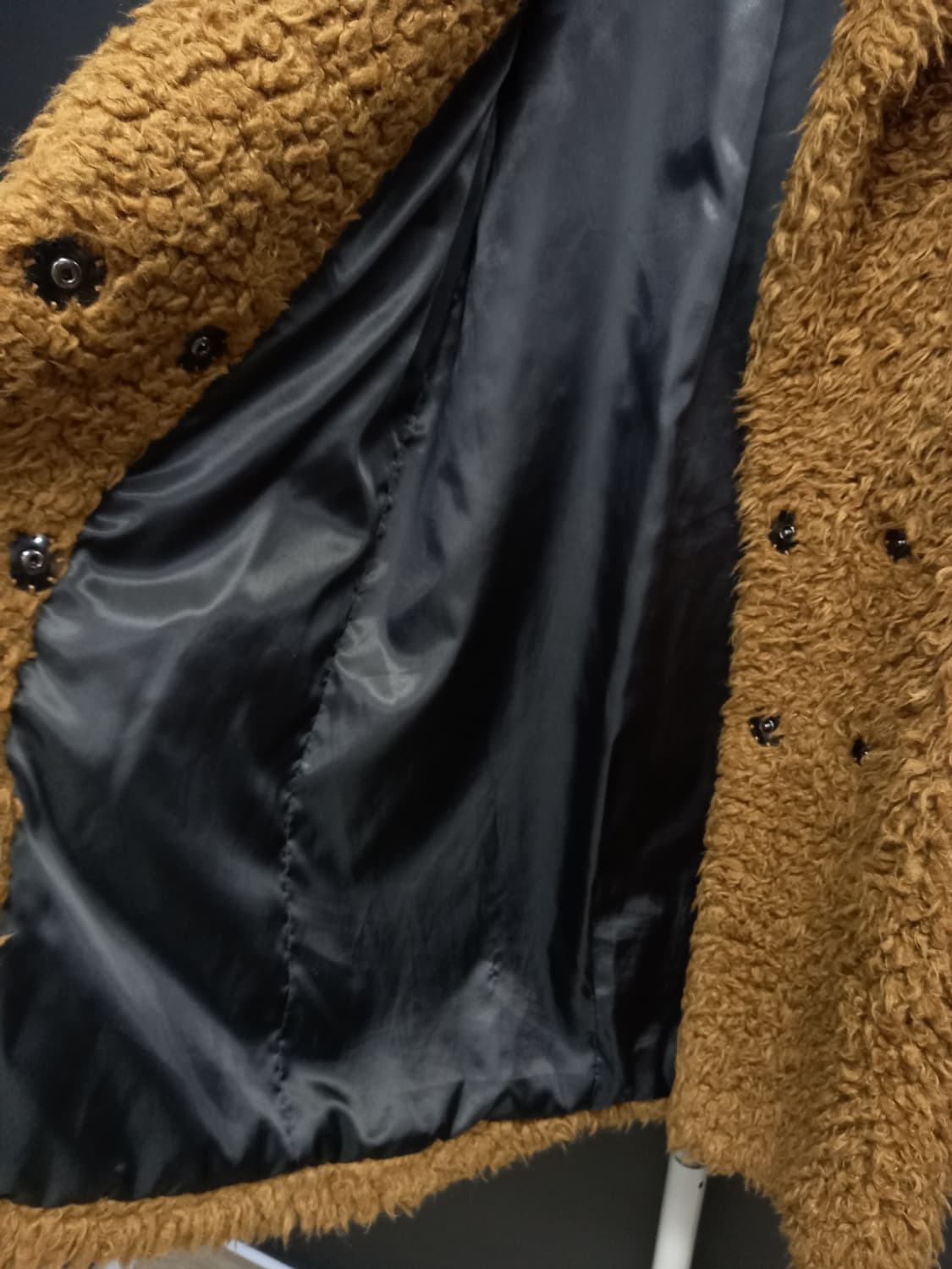 산드로 테디베어 부클 비숑 롱 코트 55 상품이미지9