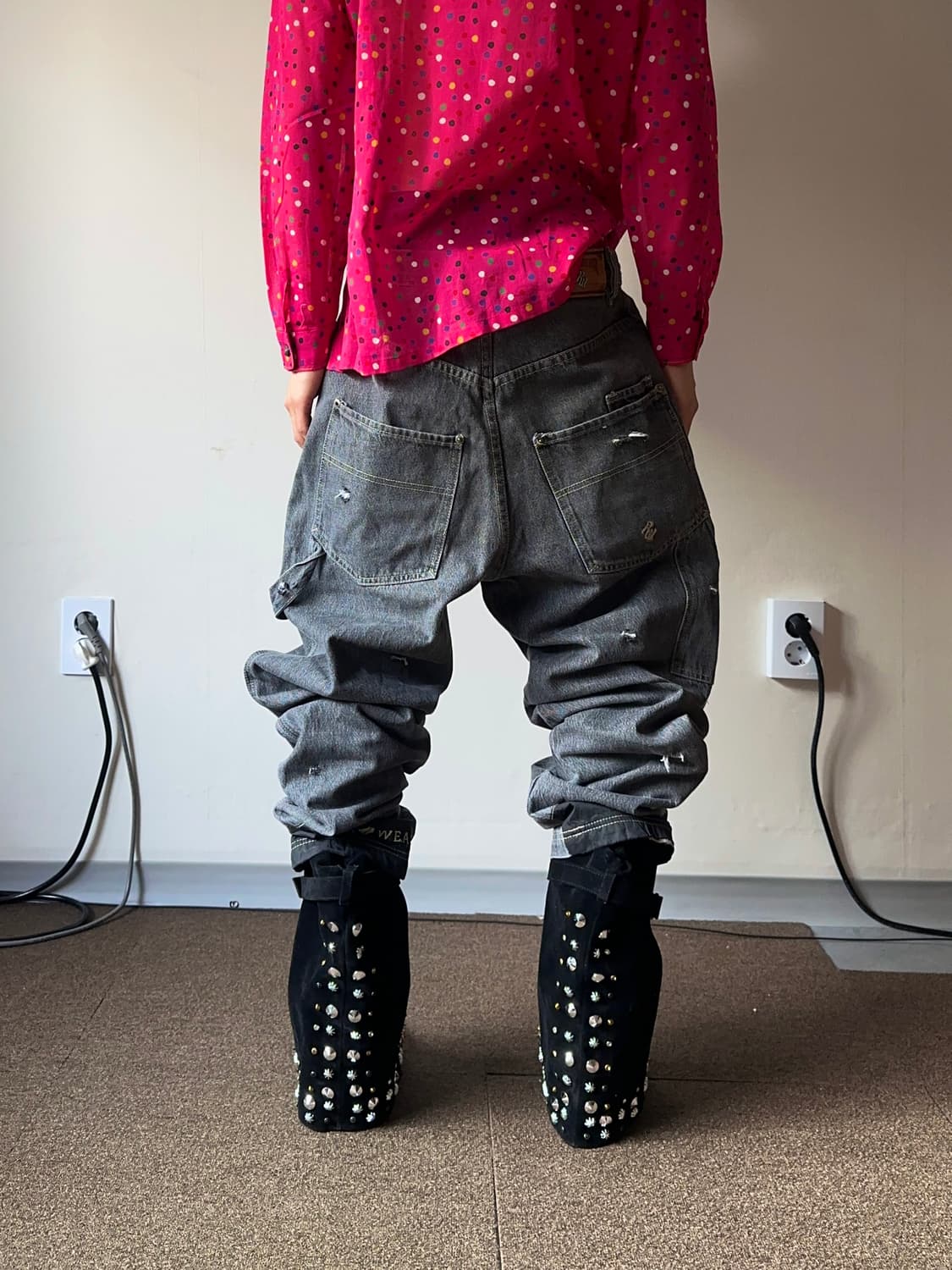 Rocawear 대미지 카펜터 루즈 테이퍼드 진 상품이미지2