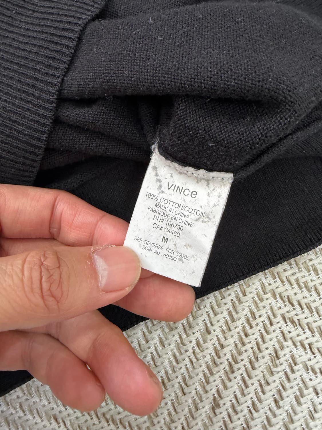 정품) VINCE 빈스 여성 니트 M 상품이미지6