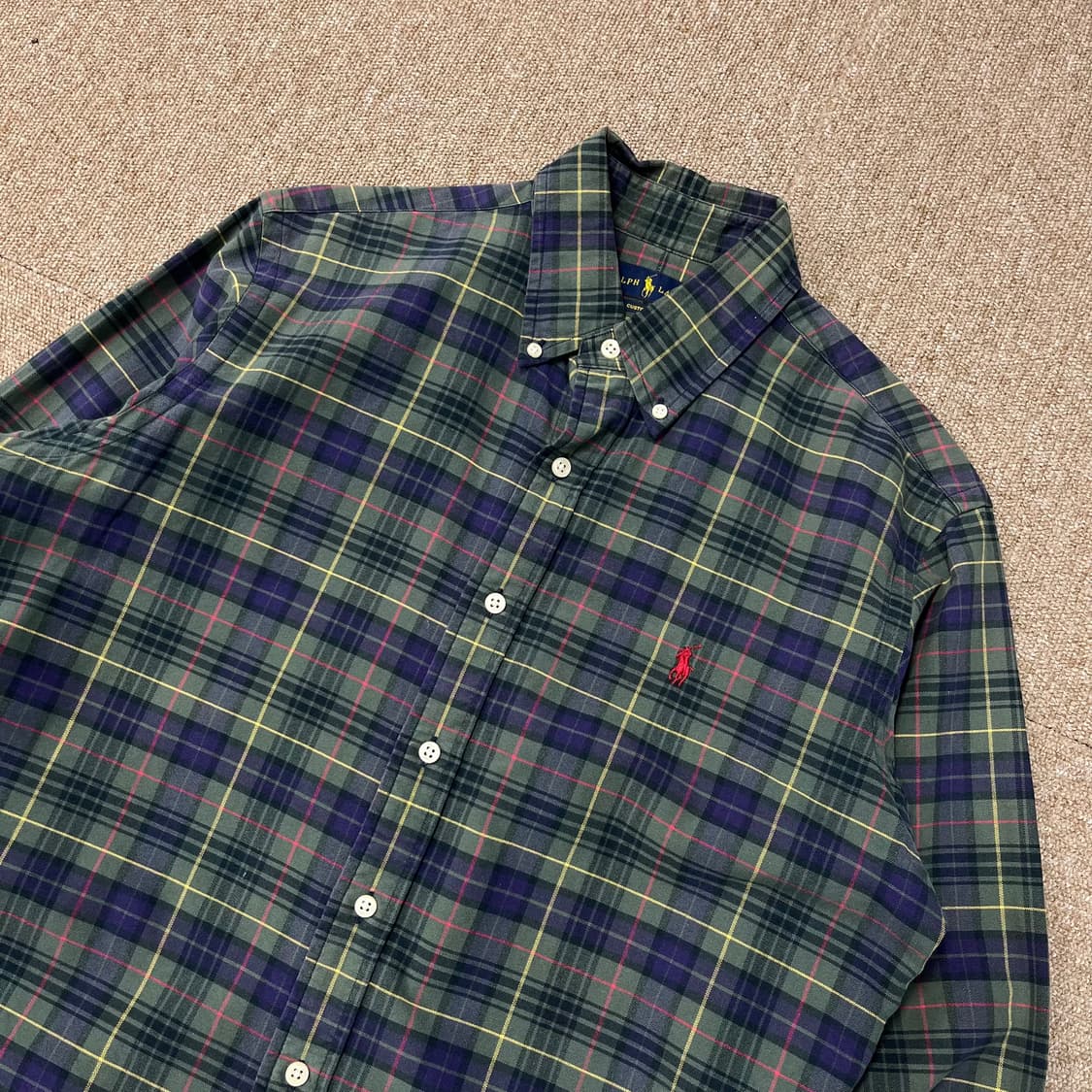  폴로 랄프로렌 체크남방 상품이미지3