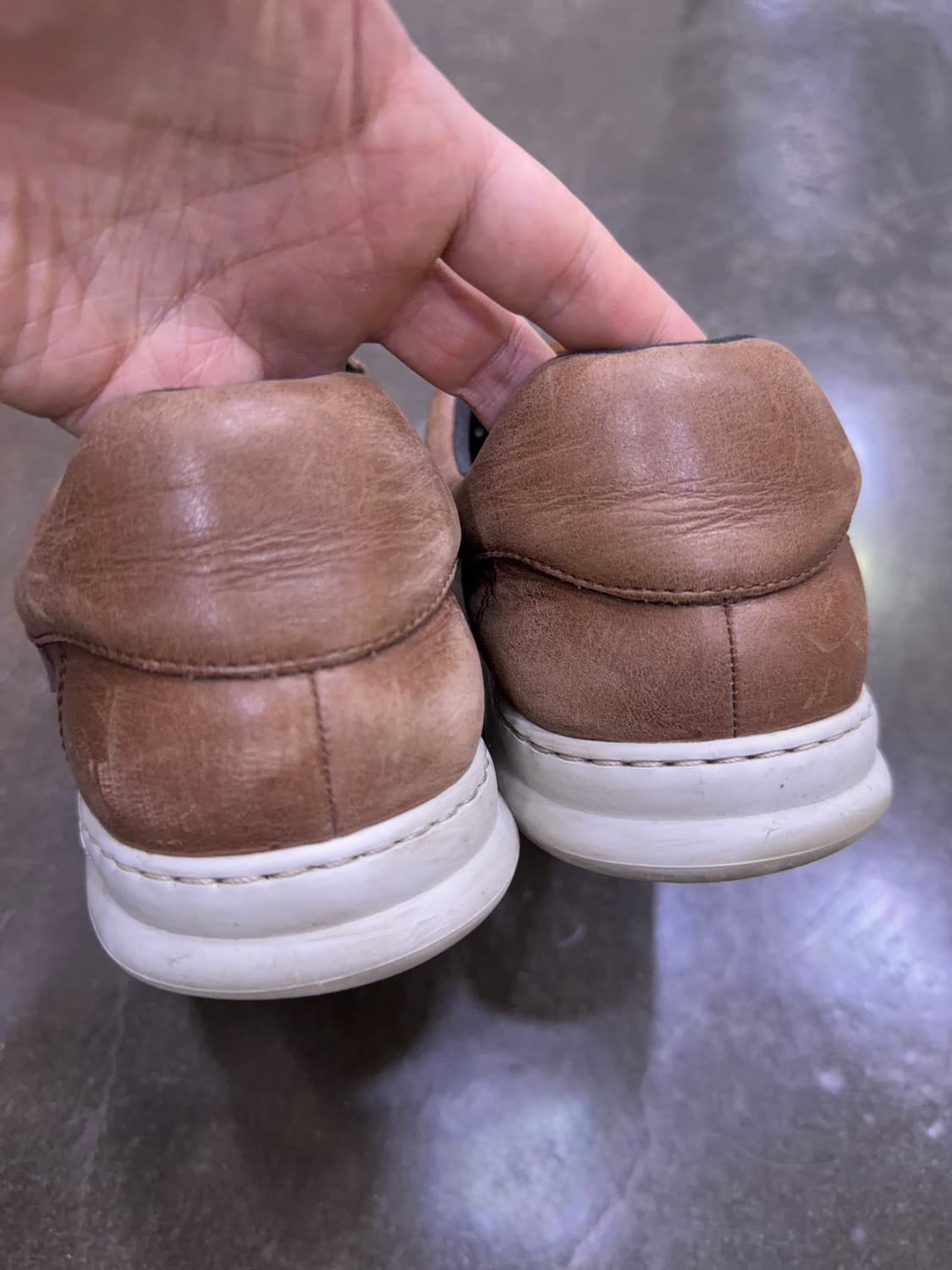 캠퍼 러너 포 레더 스니커즈 브라운 265 상품이미지7