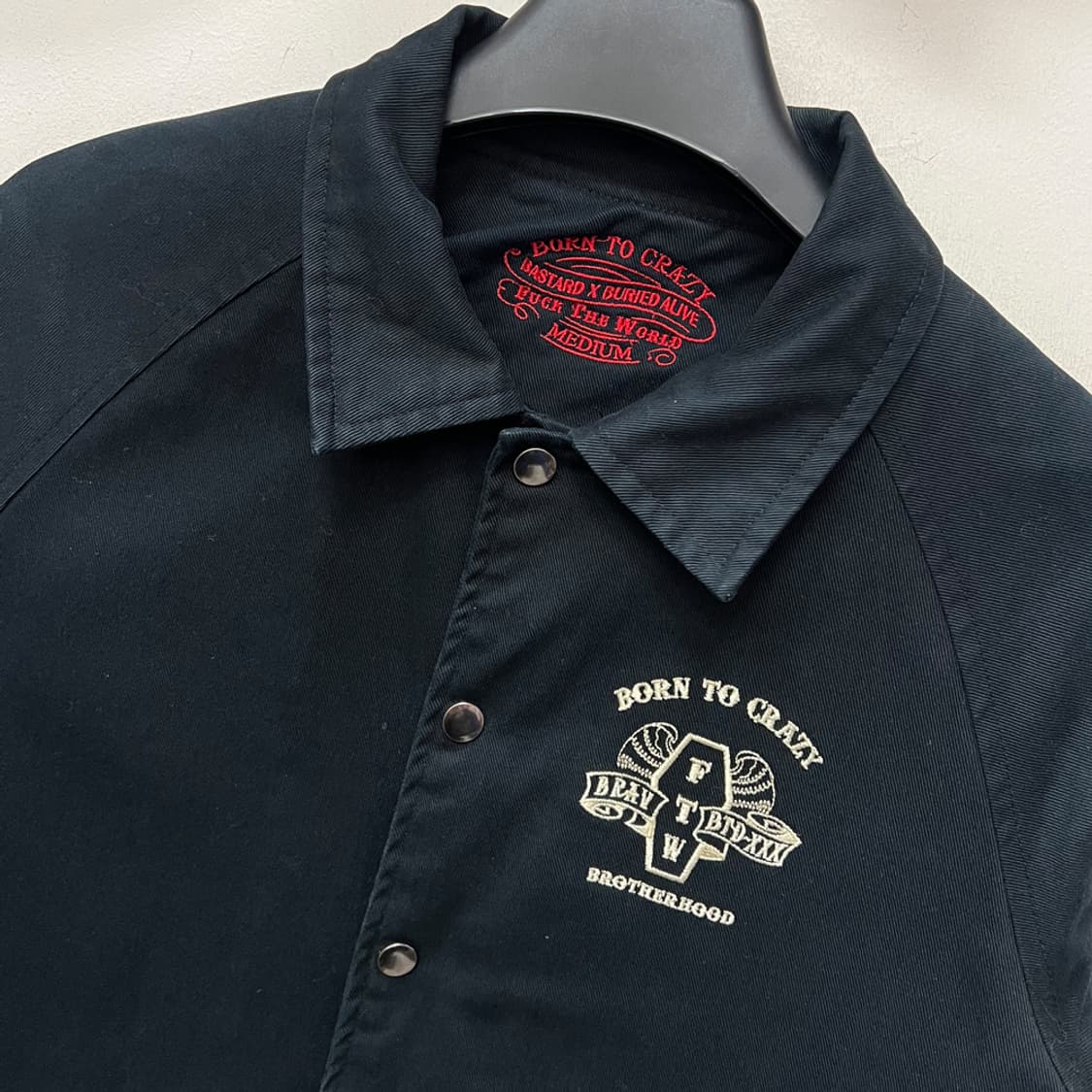 베리드 얼라이브 x 바스타드 누빔 코치 자켓 M 상품이미지4