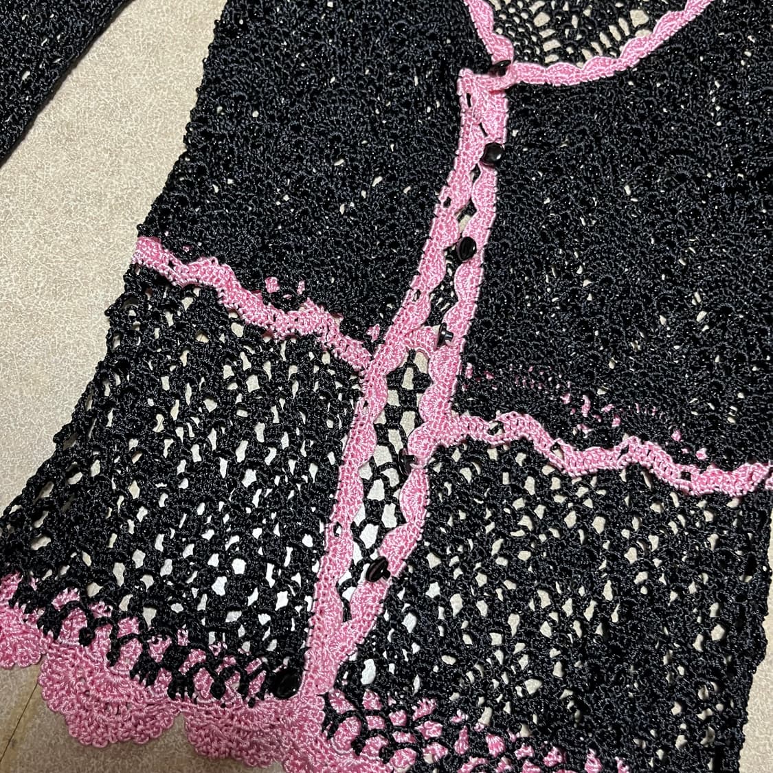 벳시 존슨 betsey johnson 크로셰 가디건 상품이미지6