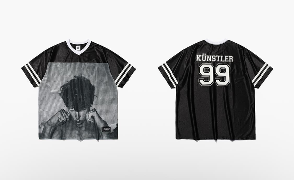 이스트쿤스트 그래픽 메시 티셔츠 블랙 L 상품이미지3