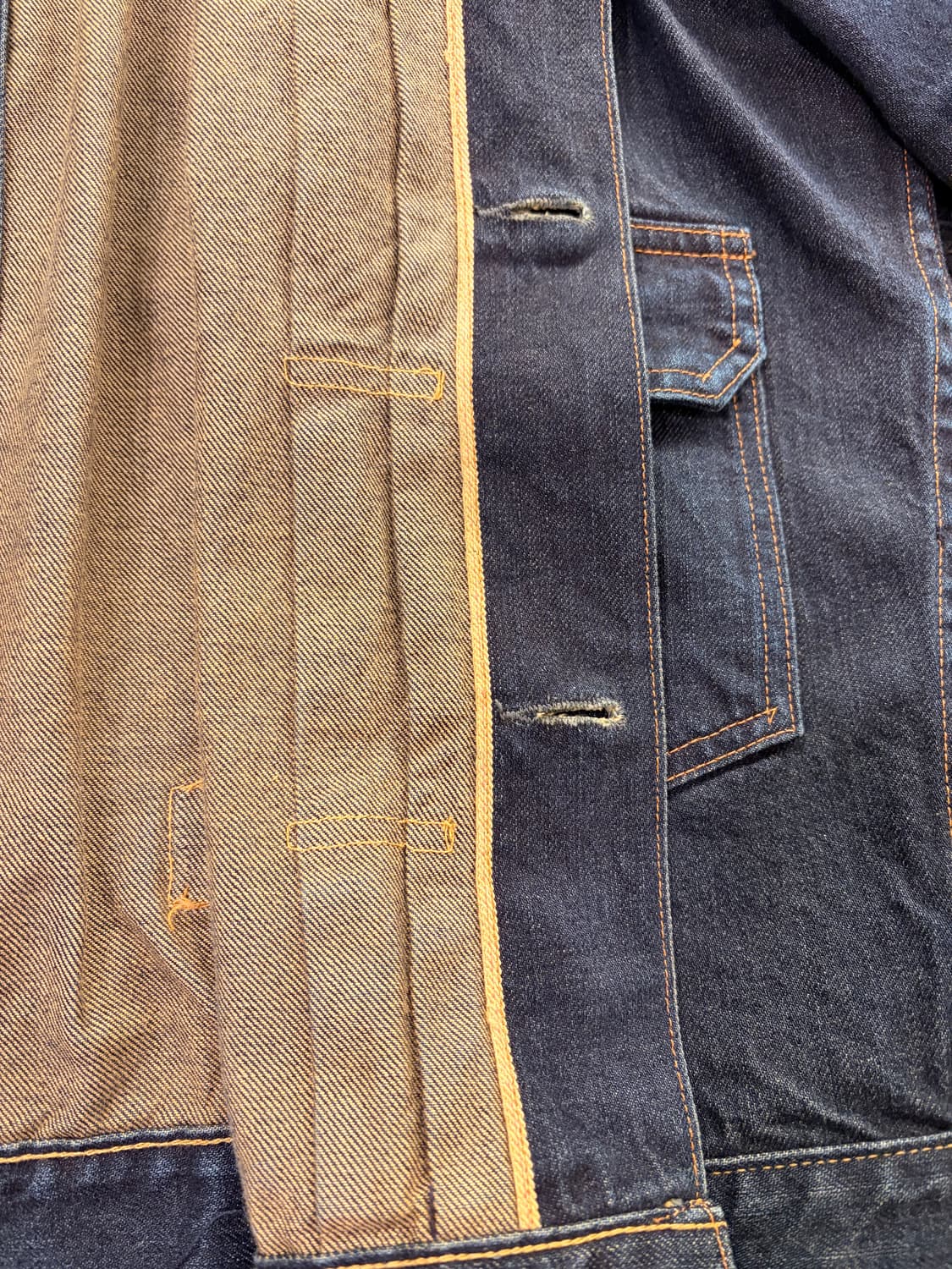 rrl 더블알엘 셀비지 타입1 청자켓 L 상품이미지3