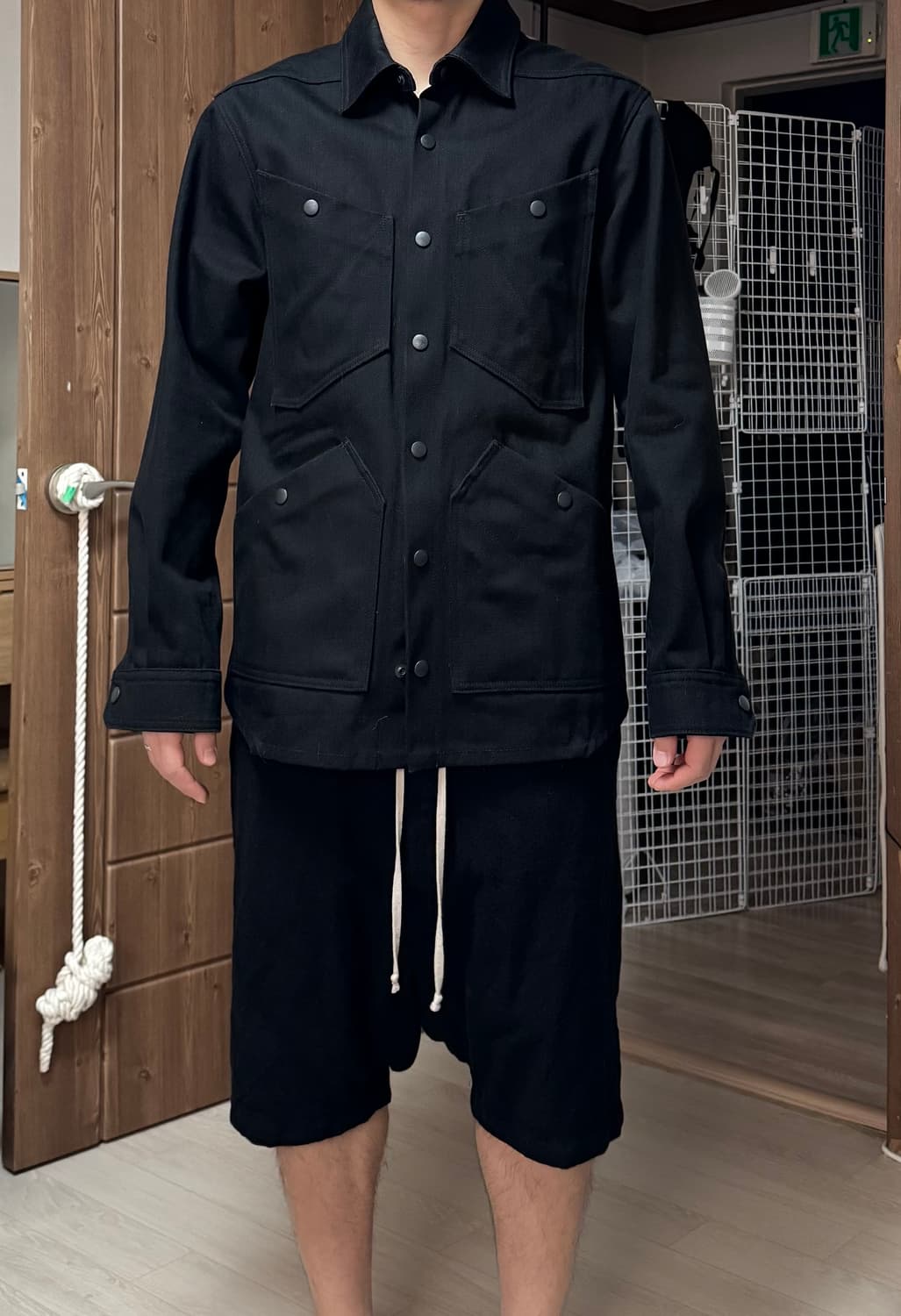 릭오웬스 다크쉐도우 셔츠 자켓 m 상품이미지9