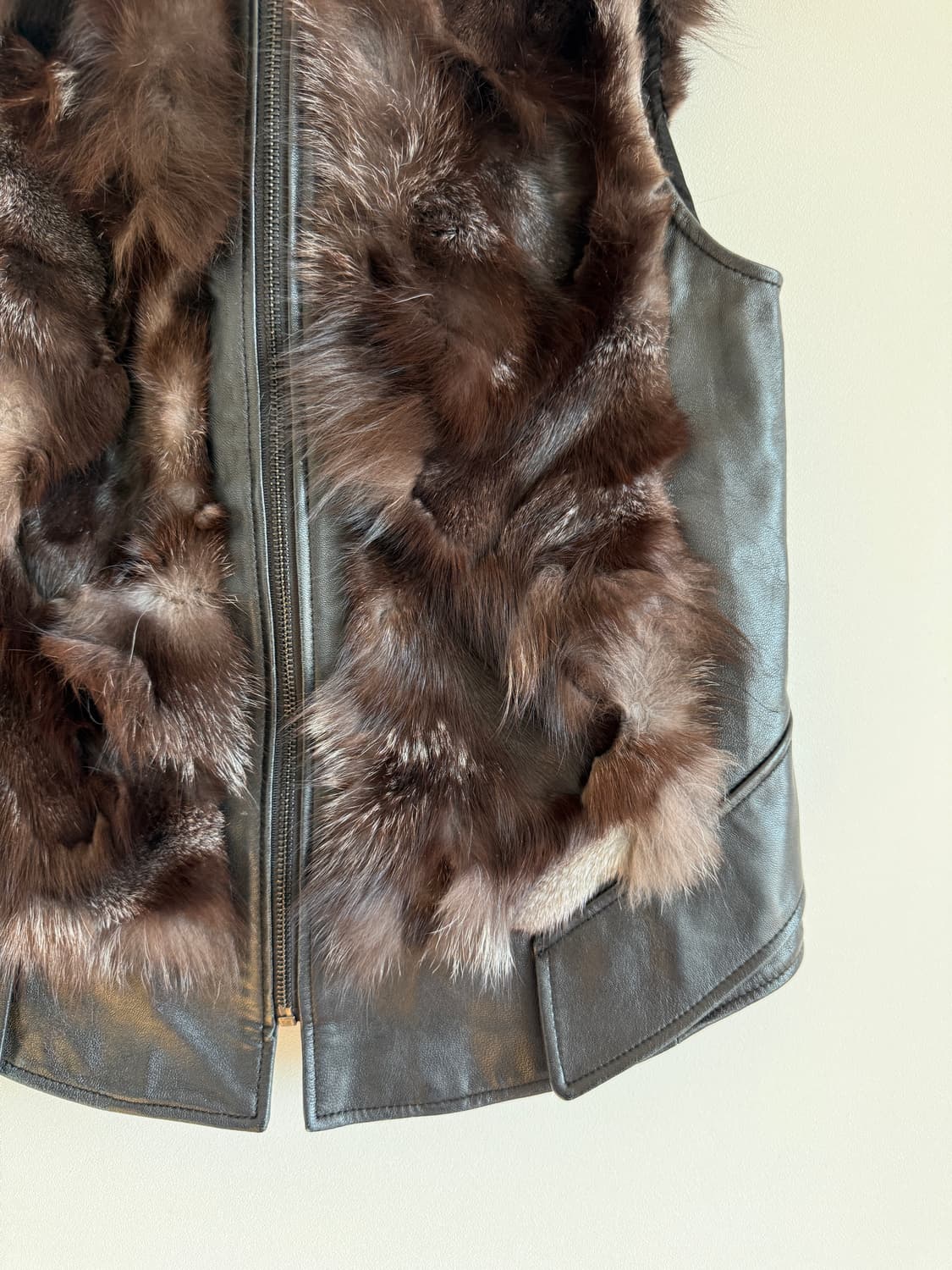 Pre owned 폭스퍼 램스킨 베스트 상품이미지4