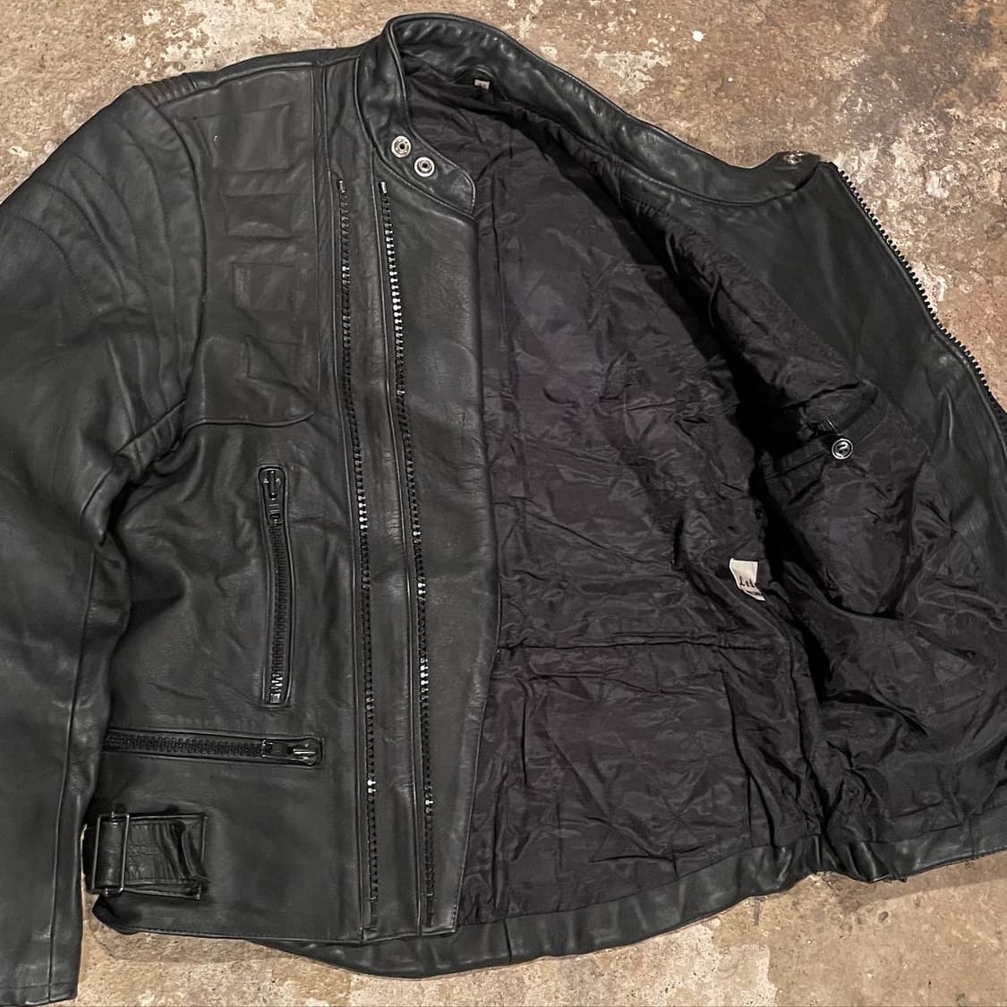 리얼레더 바이커 자켓 (100-105) 상품이미지5