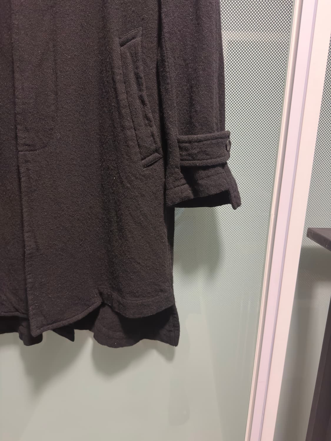 꼼데가르송 블랙 울코트 상품이미지3