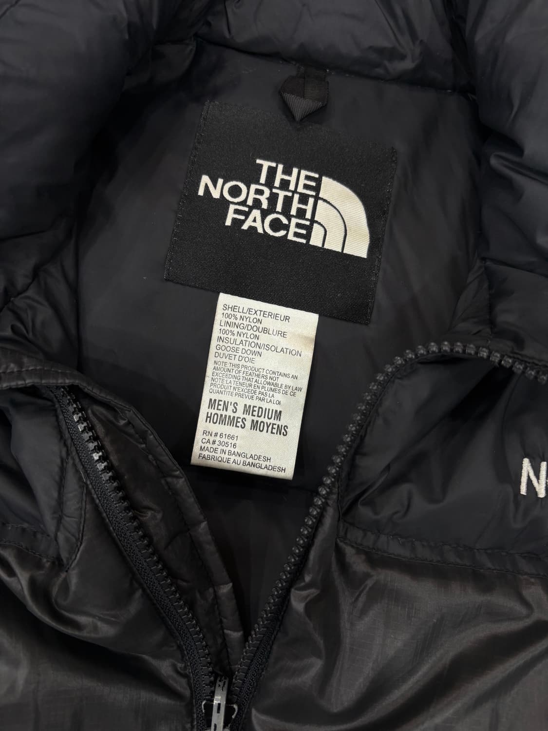 노스페이스 패딩 블랙 상품이미지3