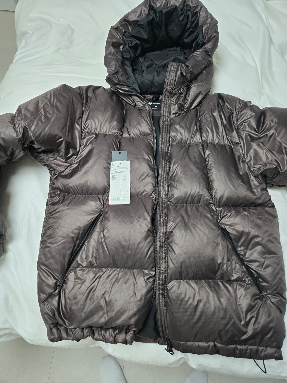 24fw 골드윈 퍼텍스 딥브라운 패딩/4(105) 상품이미지1