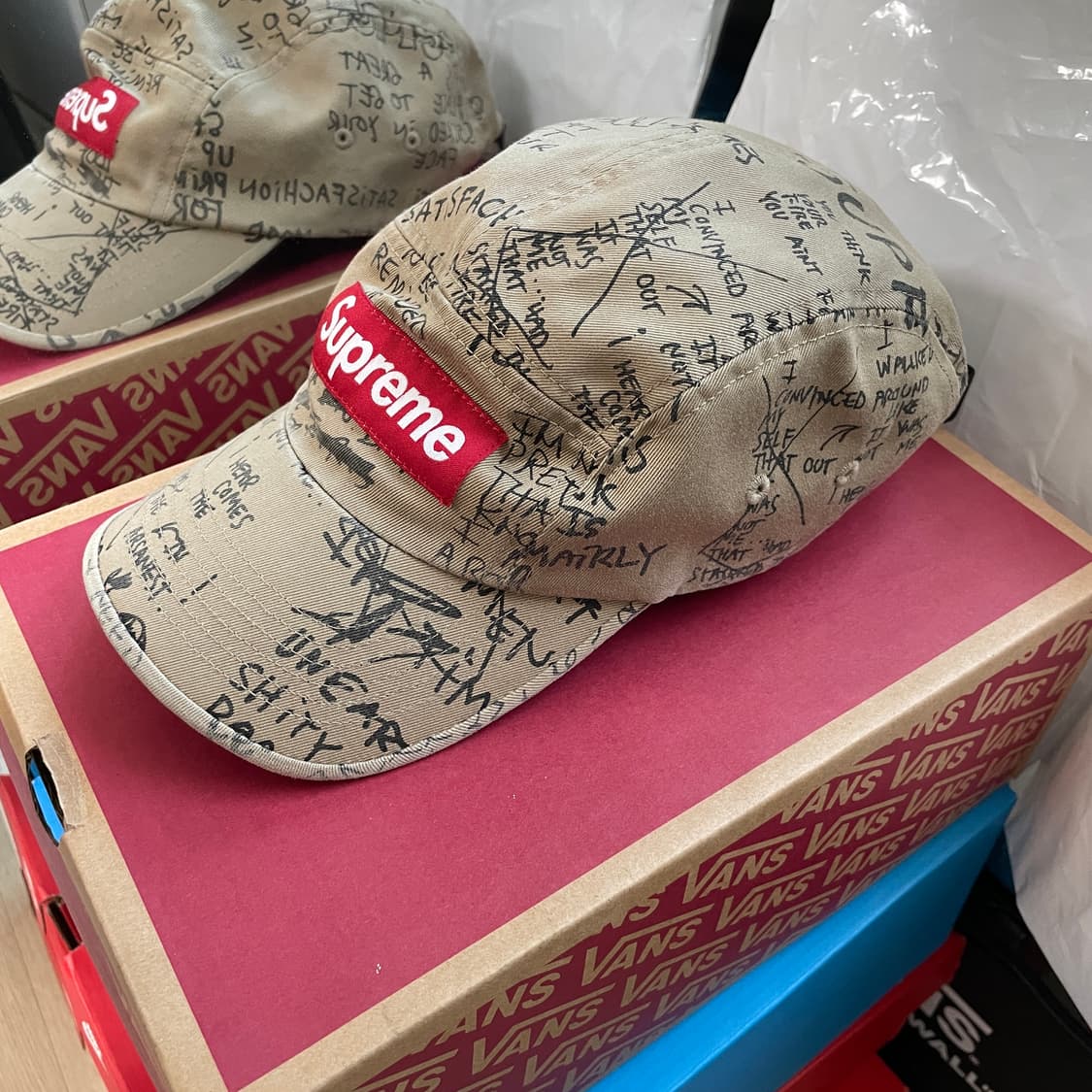 슈프림 곤즈 포엠 캠프캡 카키 상품이미지2