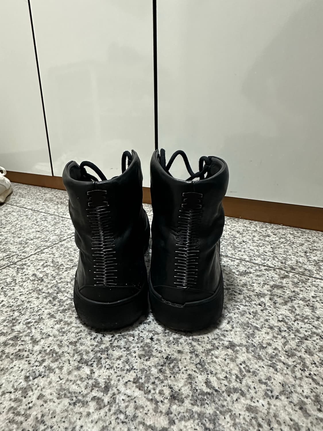 [44] Isaac Sellam Lether Sneakers High 상품이미지1