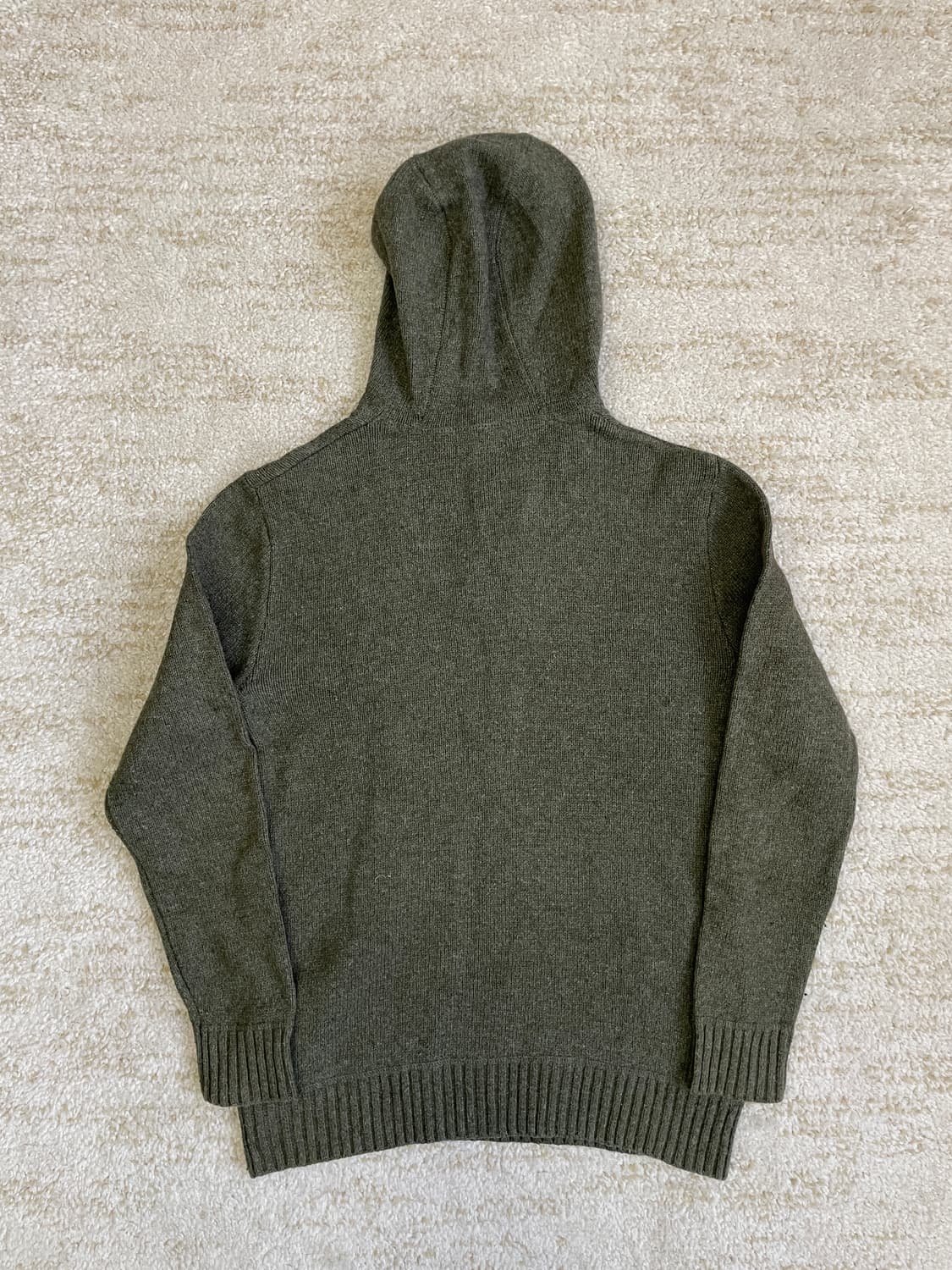 [M] GAP 갭 빈티지 울 블랜디드 하프 버튼 니트 후디 상품이미지5