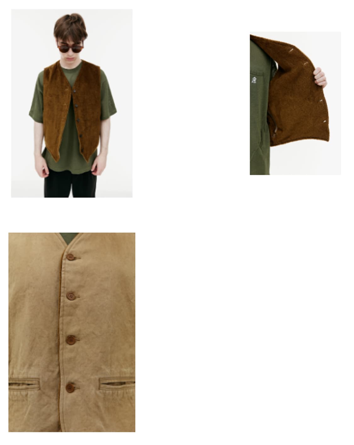 3) visvim 비즈빔 24ss 덕 베스트 카키 상품이미지9