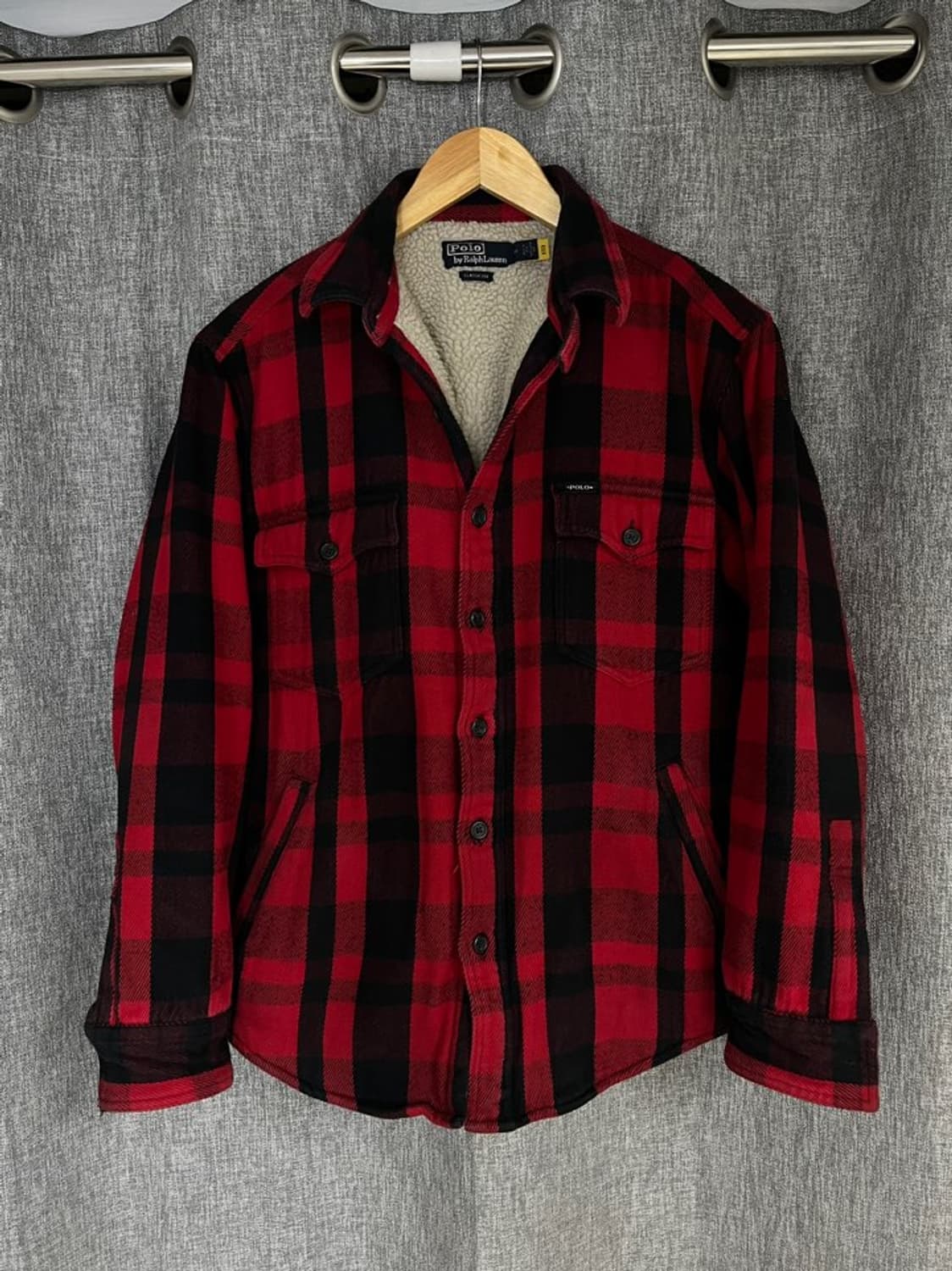 폴로 랄프 로렌 플래드 플리스 셔츠 자켓/#3426 상품이미지1