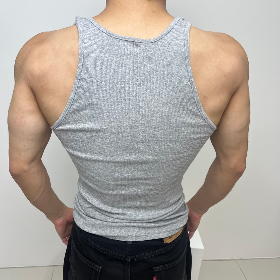 Hanes 헤인즈 민소매 빈티지 머슬핏 나시 상품이미지6