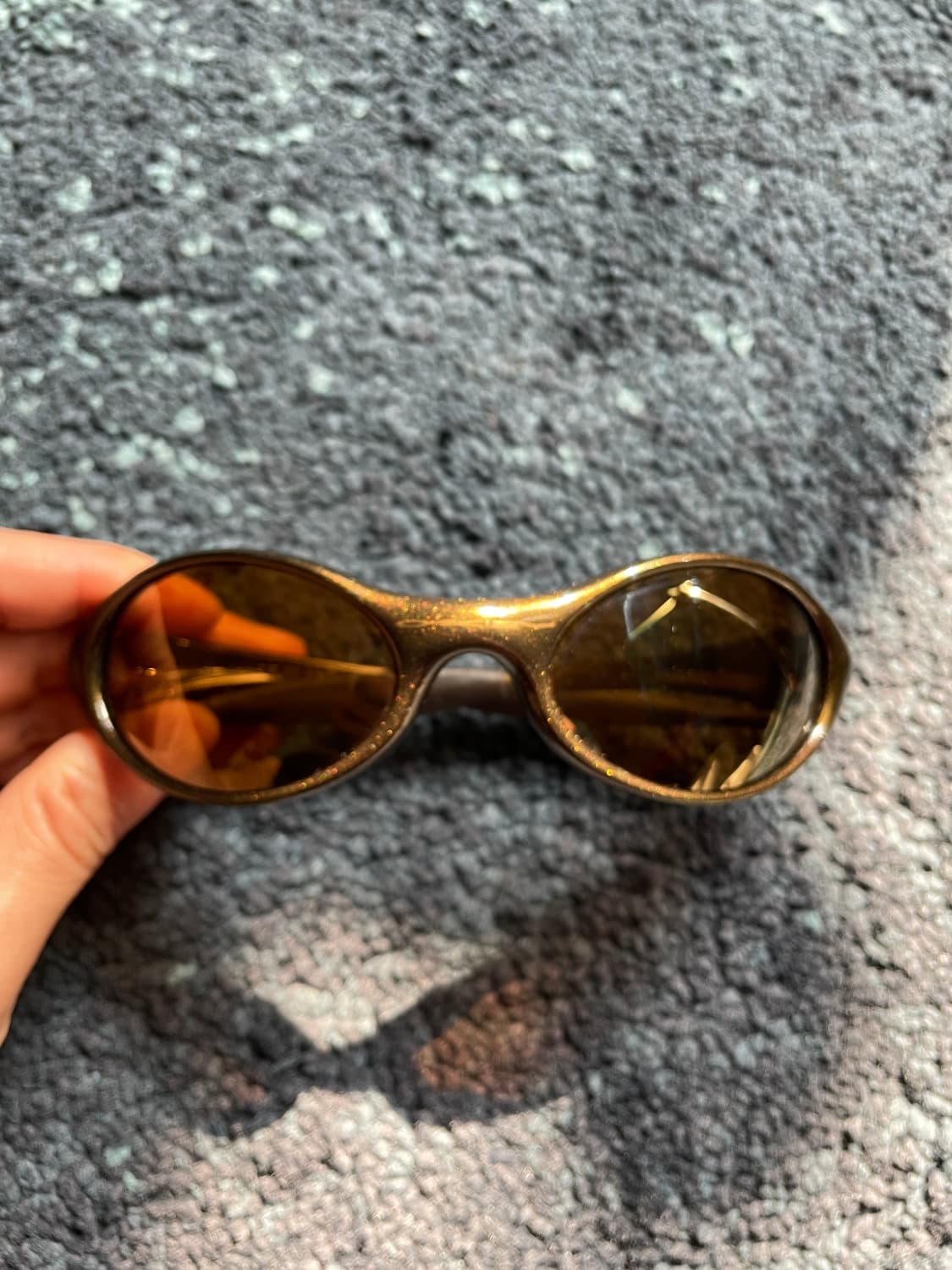 오클리 아이자켓1.0 블랙골드 골드이리듐 상품이미지7