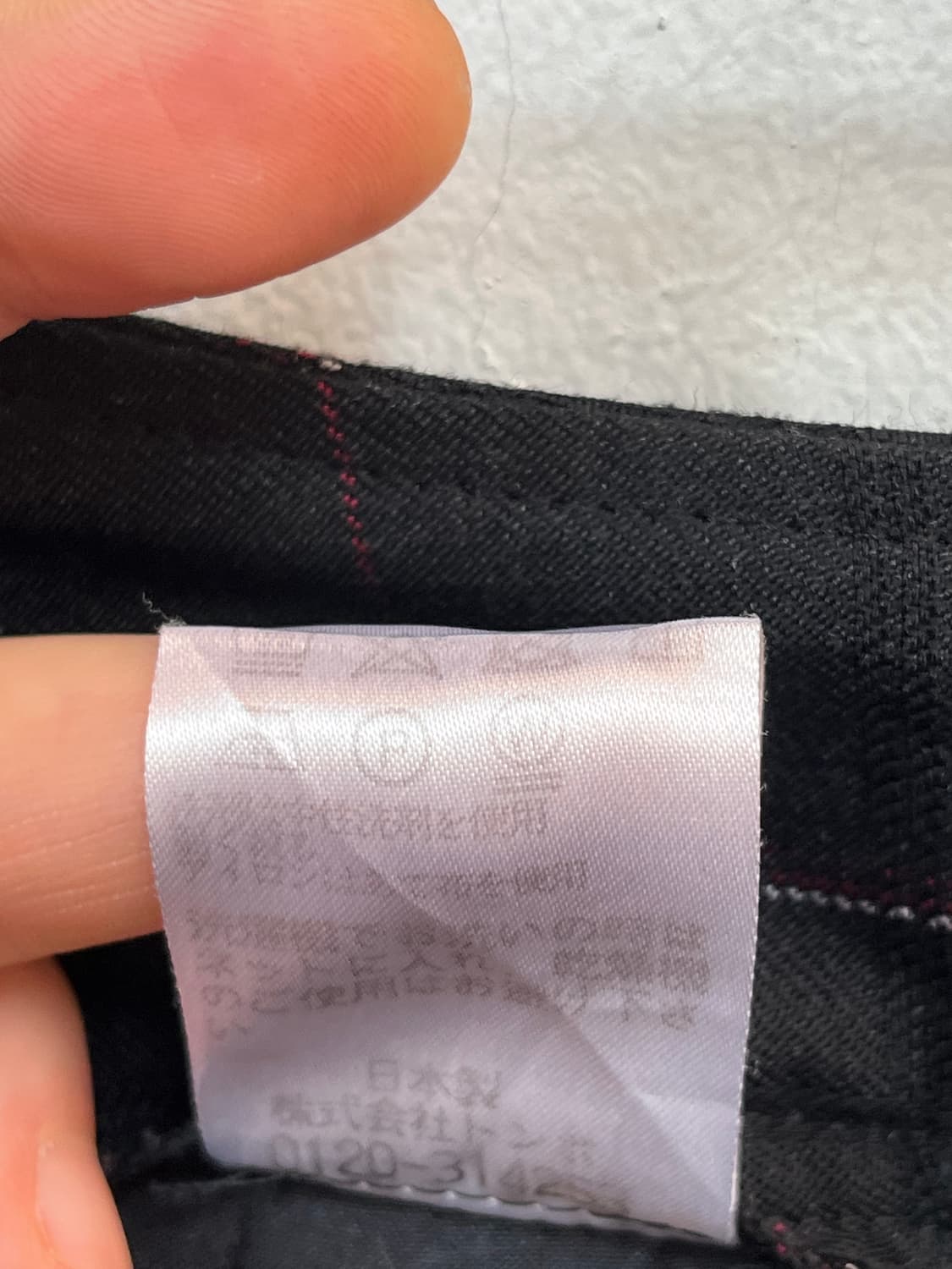 Tombow 일본 교복치마 울 체크 플리츠 스커트 상품이미지5