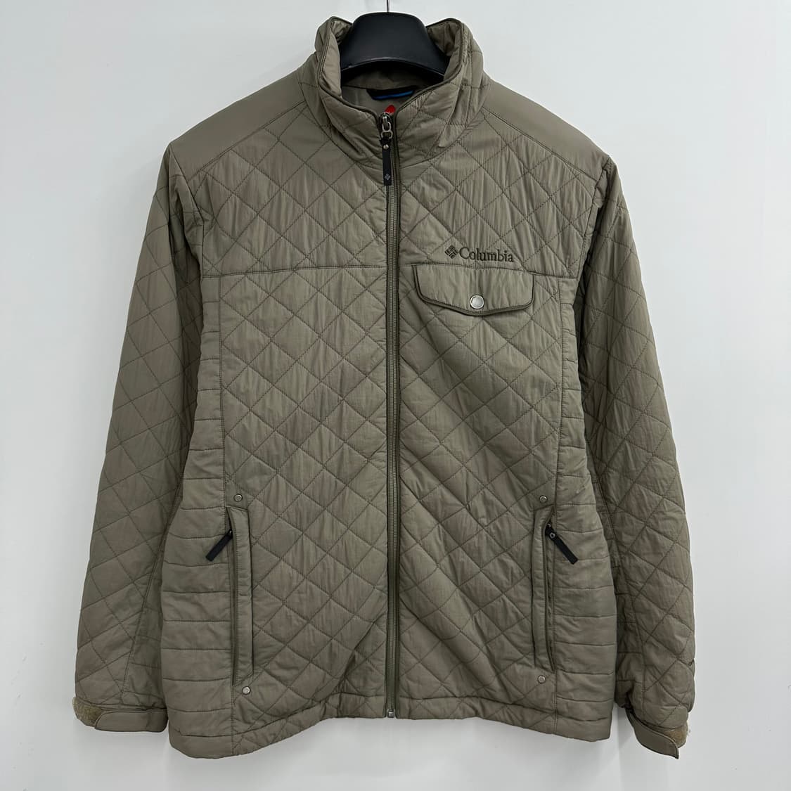 100 컬럼비아 남자 누빔 퀼팅 집업 자켓 상품이미지1