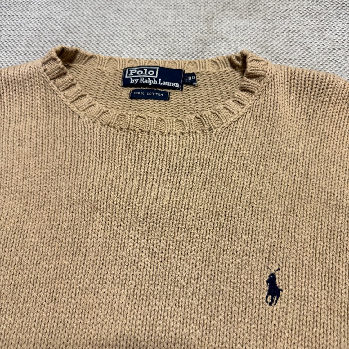 폴로 랄프로렌 베이지 니트 상품이미지2