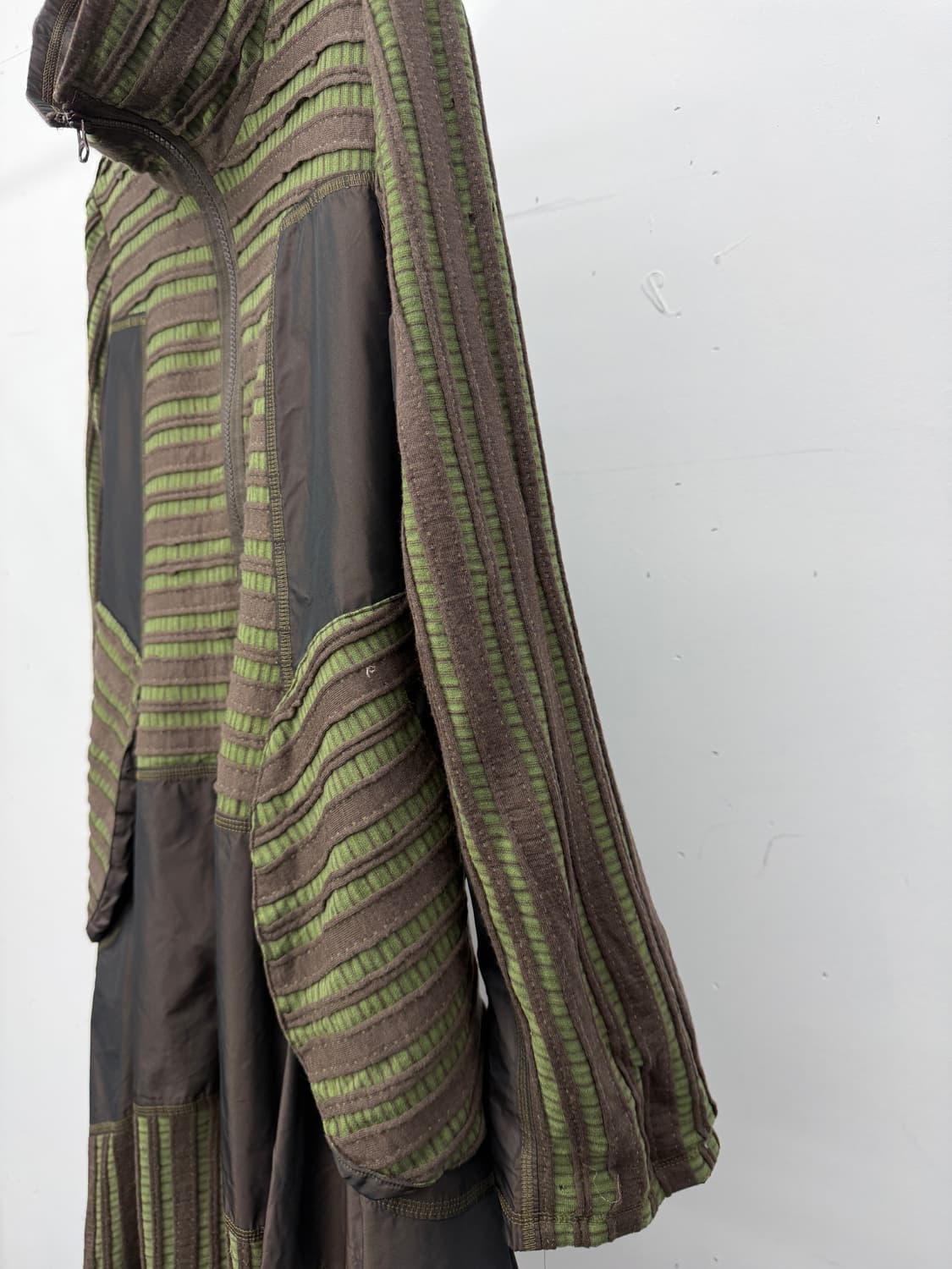 E-Clat Structured Stripe Zip Coat 상품이미지9