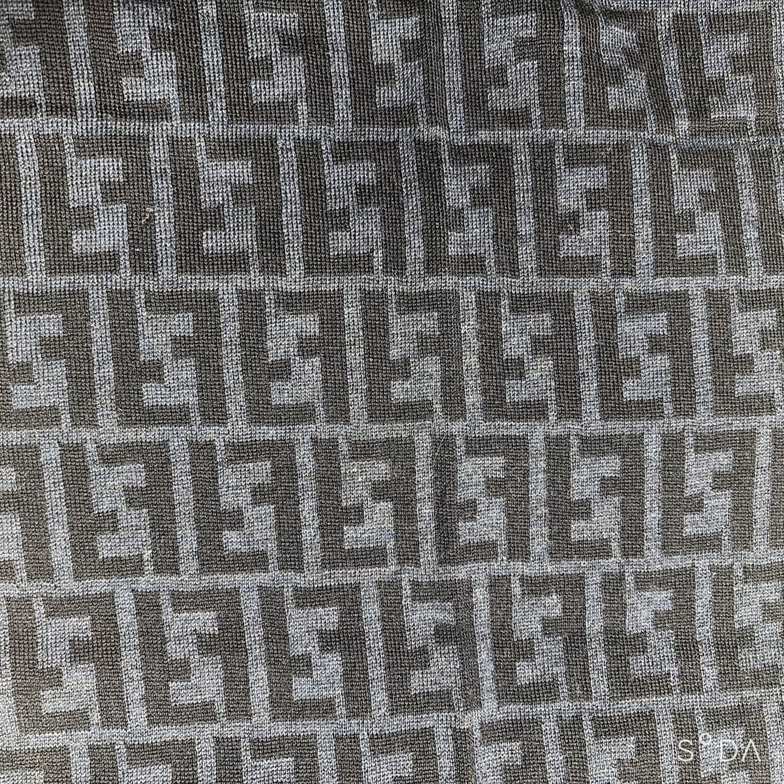 펜디 FF 로고 머플러 네이비 상품이미지3