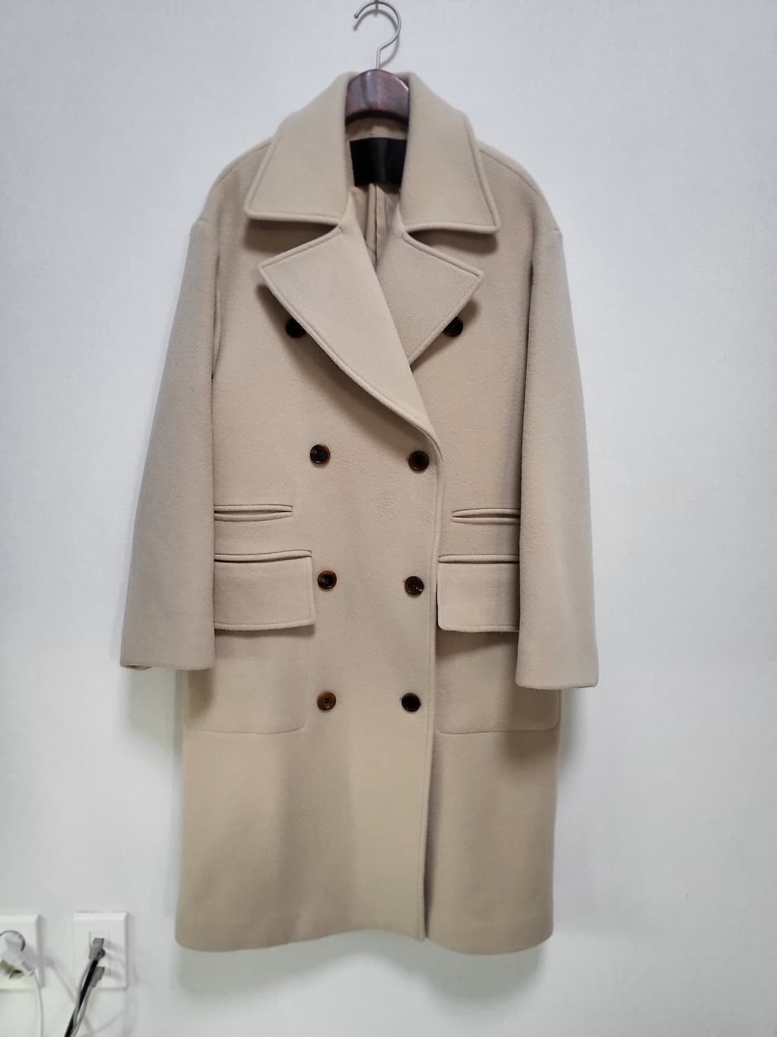 개이득!가성비!YVZ 캐시미어 울 더블 롱코트 FREE새제품 상품이미지1