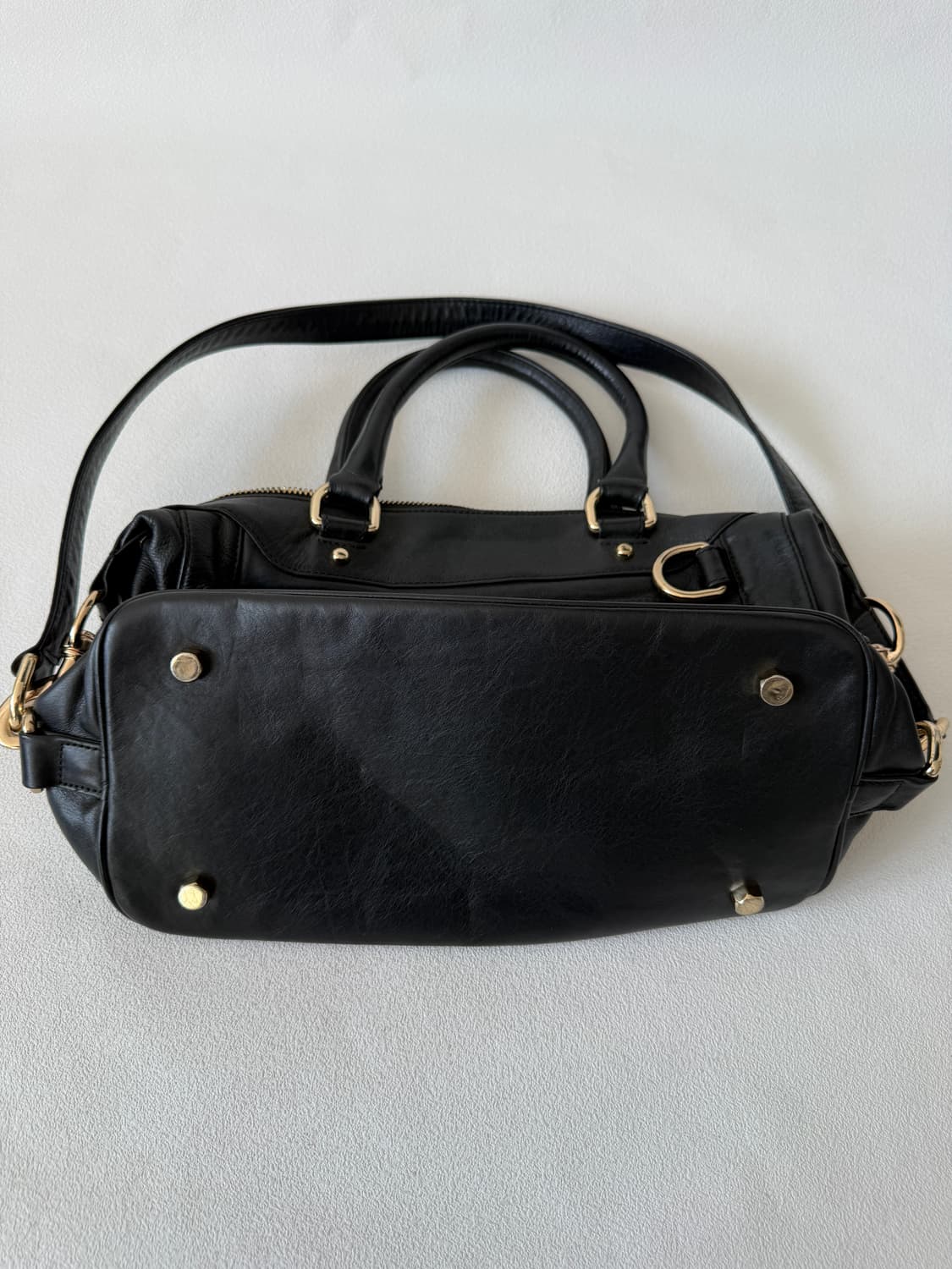 Pre owned 레더 토트 크로스백 상품이미지8