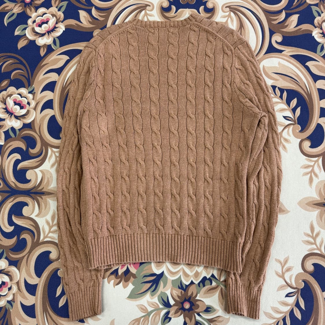 (M)폴로 랄프로렌 꽈배기 케이블니트(브라운) 상품이미지4