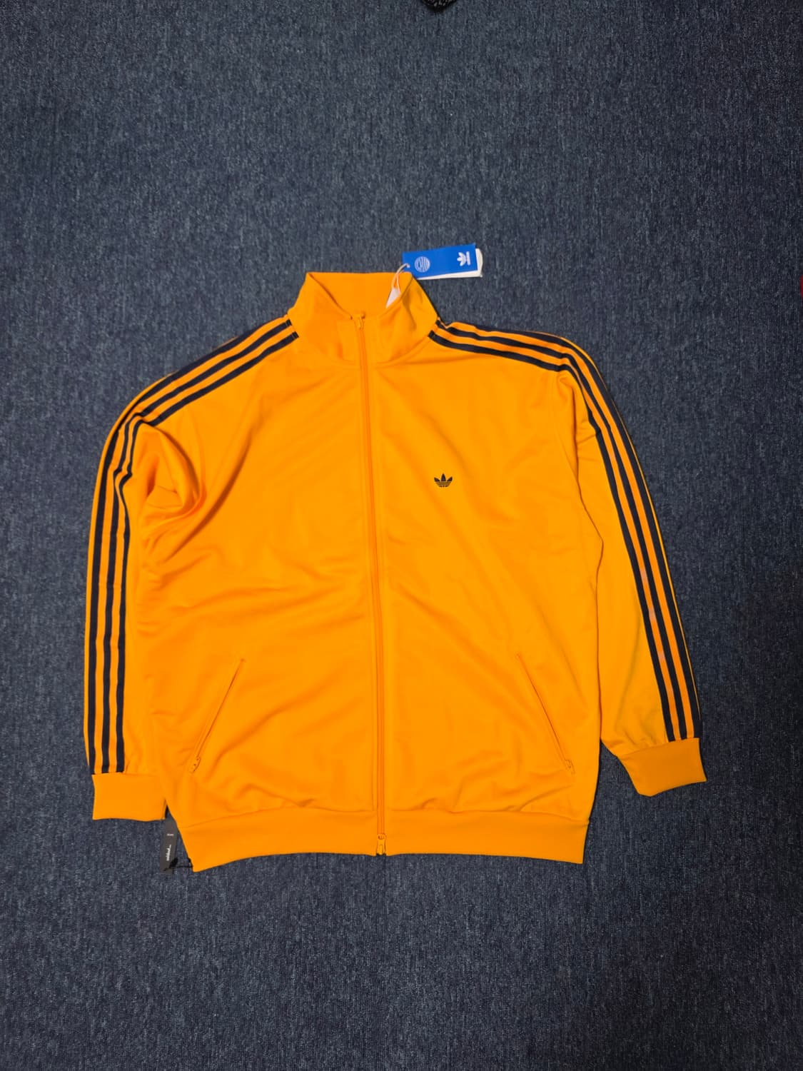 새상품) 아디다스 베켄바우어 트랙탑 옐로우 XL 상품이미지2