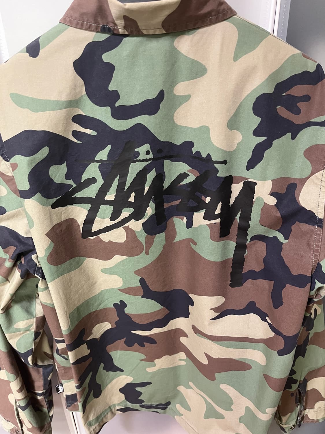 스투시 코치 셔츠 카모 L 상품이미지6