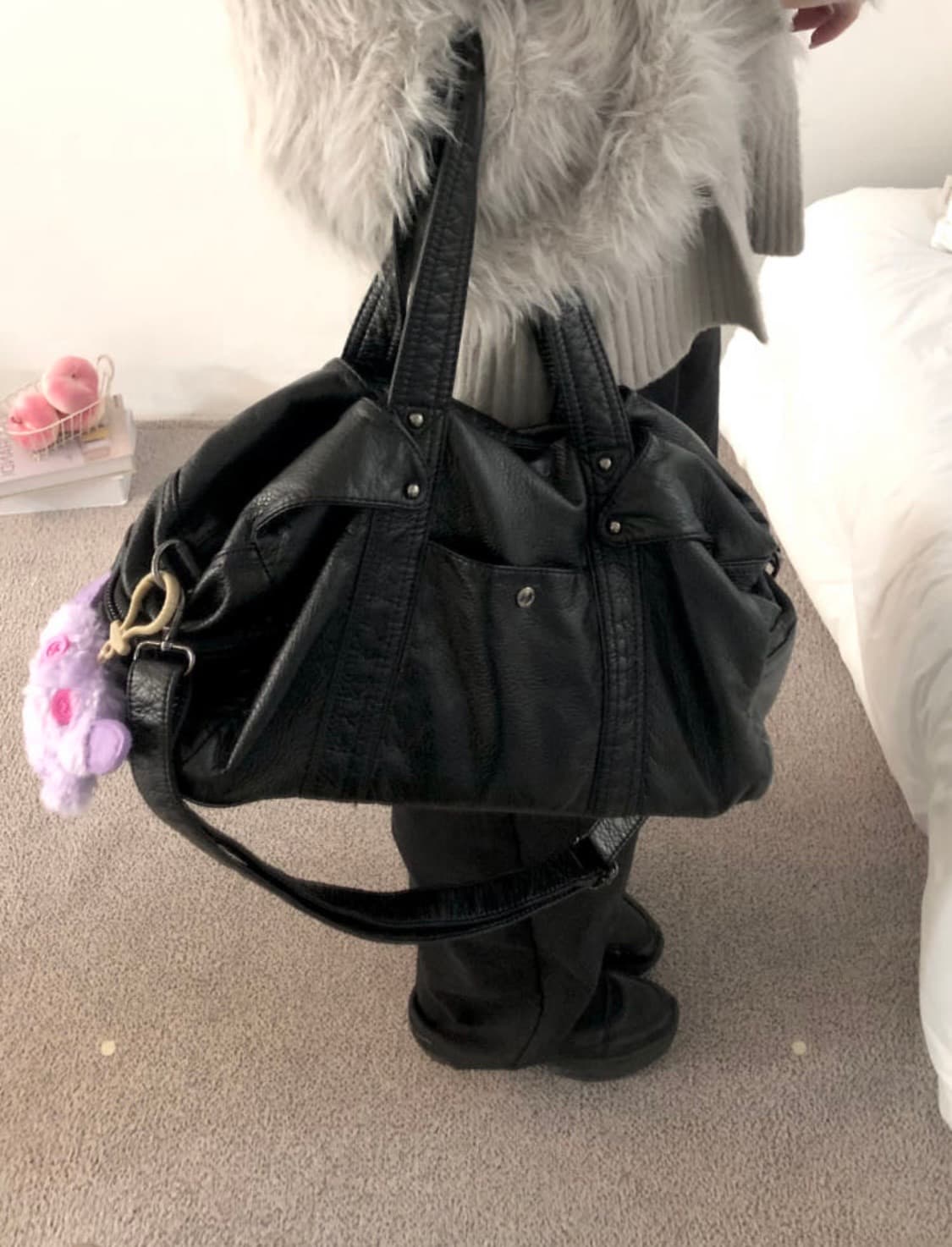 빈티지 레더 숄더백 상품이미지1