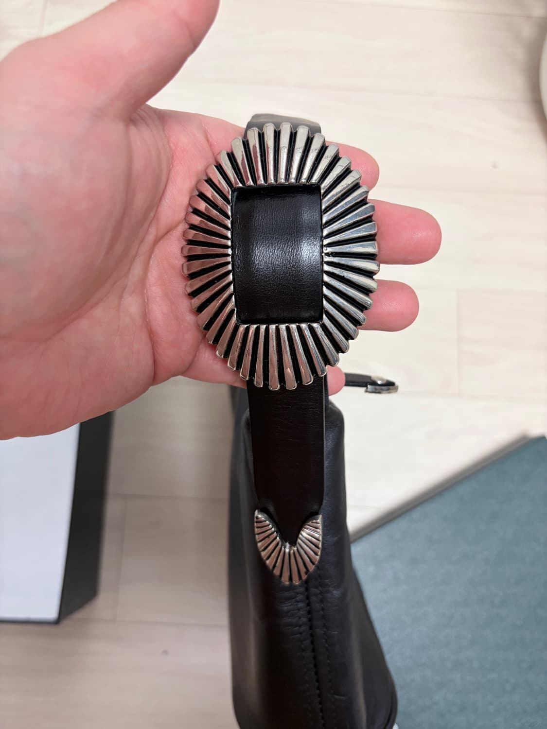 Toga too 레더 미니백 블랙 상품이미지4