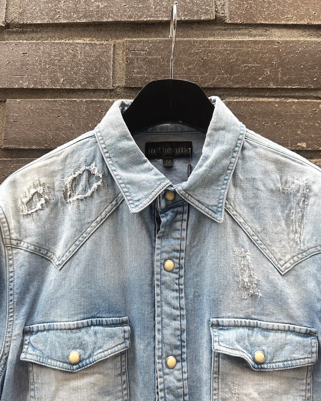 in the attic – Distressed Denim Western  상품이미지6