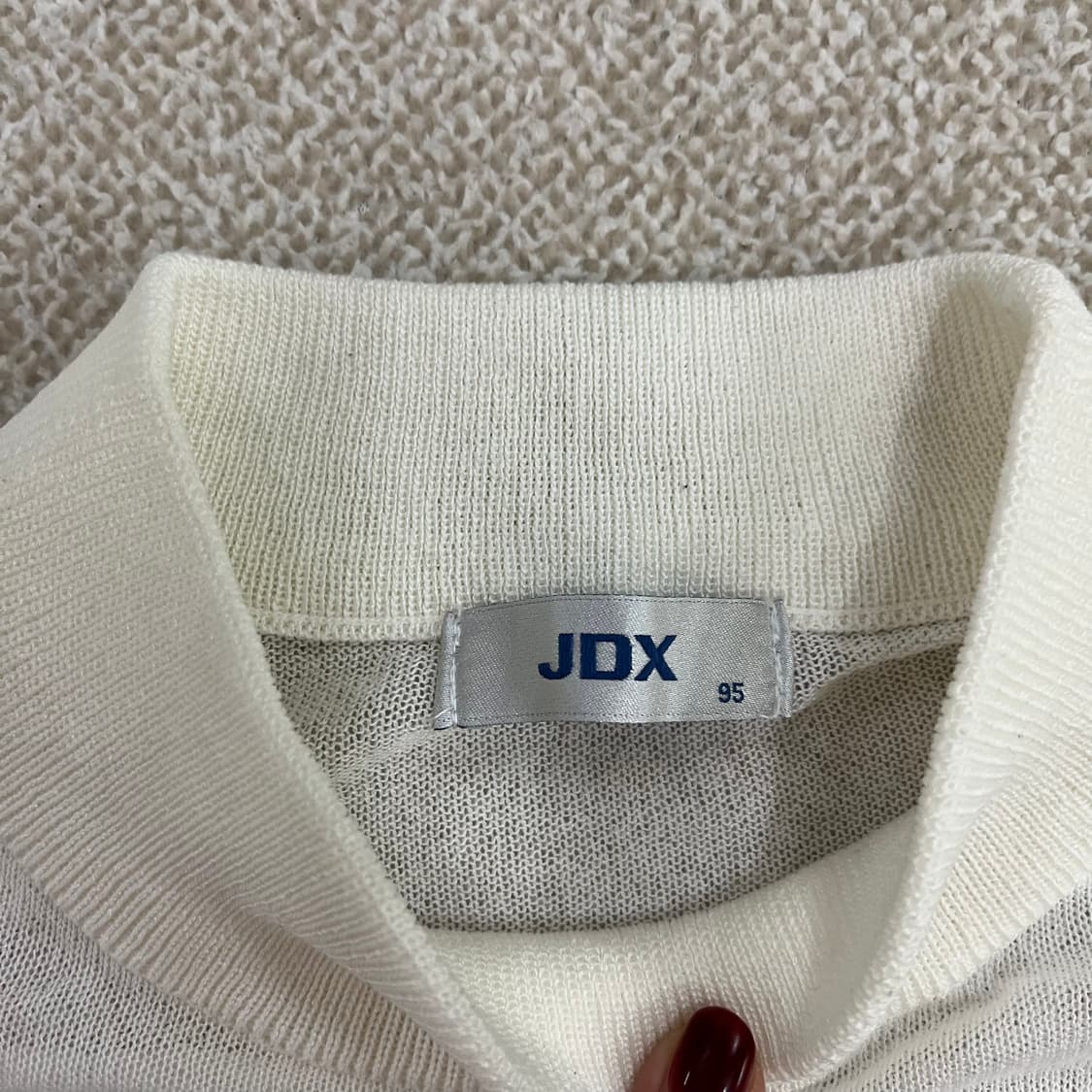 95 JDX 골프 여성 니트 반팔 0123M 상품이미지2