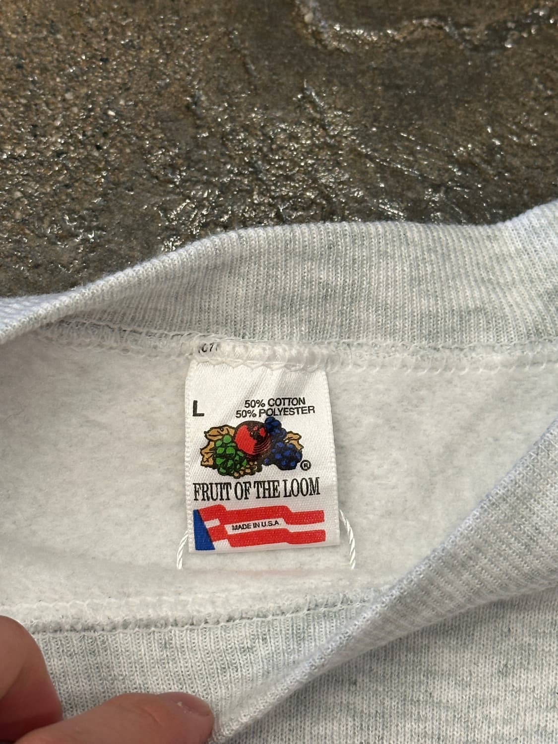 90s Fruit of the loom 클린턴 스웻셔츠 L 상품이미지4