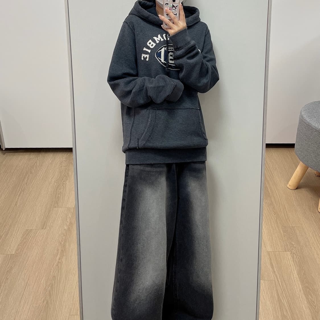 아베크롬비 자수로고 럭비볼 후드티 상품이미지2