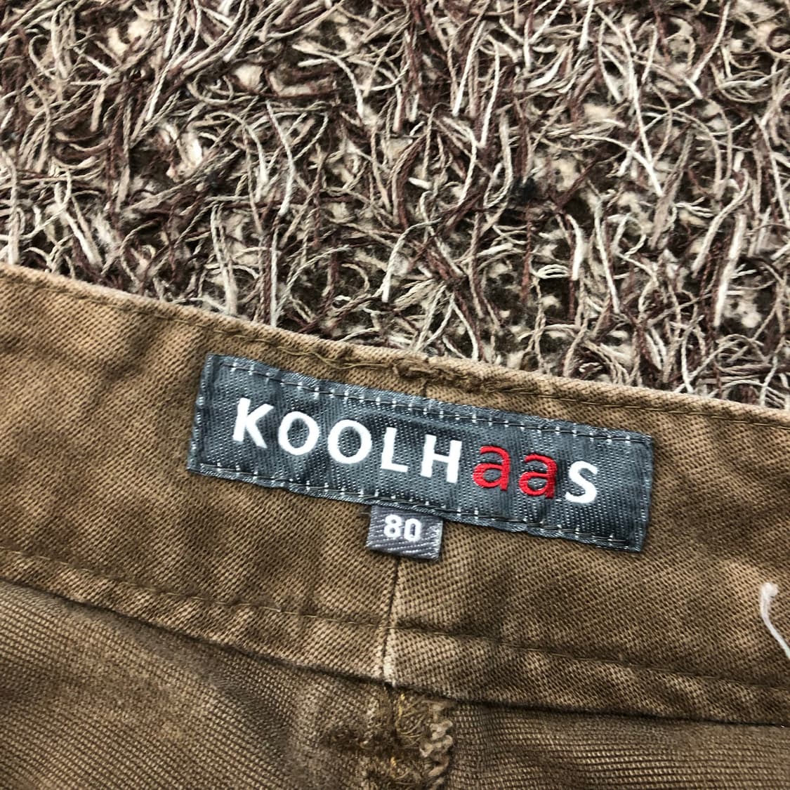 KOOLHAAS 빈티지 브라운 멀티 포켓 카고 팬츠 상품이미지5