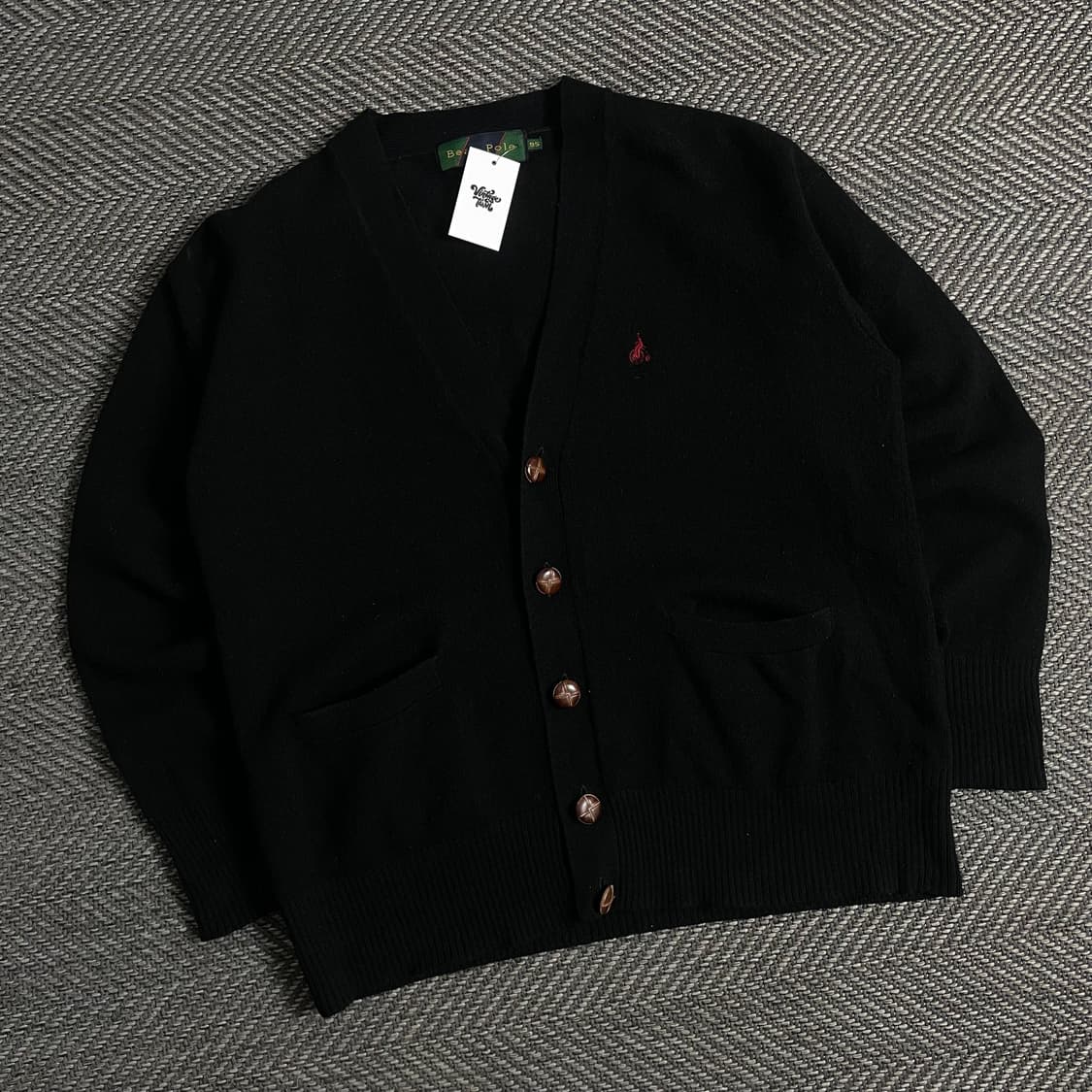 빈폴 미니멀 램스울 가디건y 3287 상품이미지1