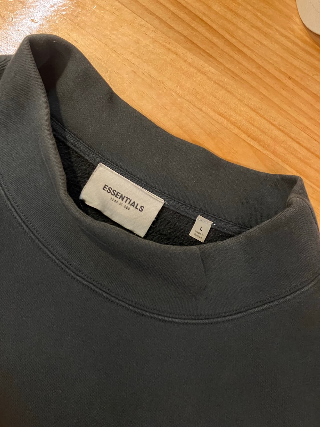 피어오브갓 이센셜 맨투맨 블랙 L   #csz1893 상품이미지9