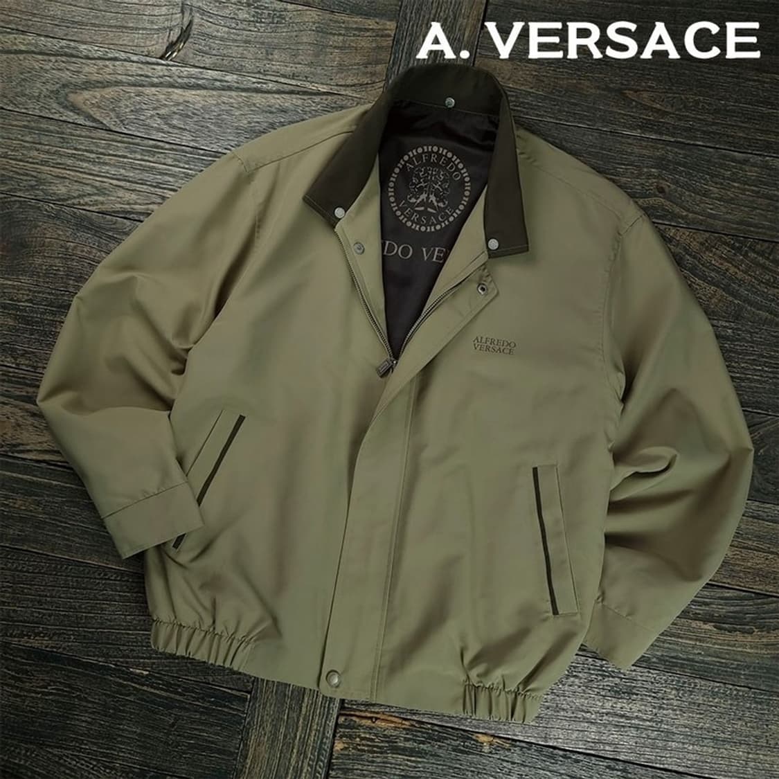 [알프레도 베르사체] 90'S 올드스쿨 빈티지 블루종 자켓 M19311 상품이미지1