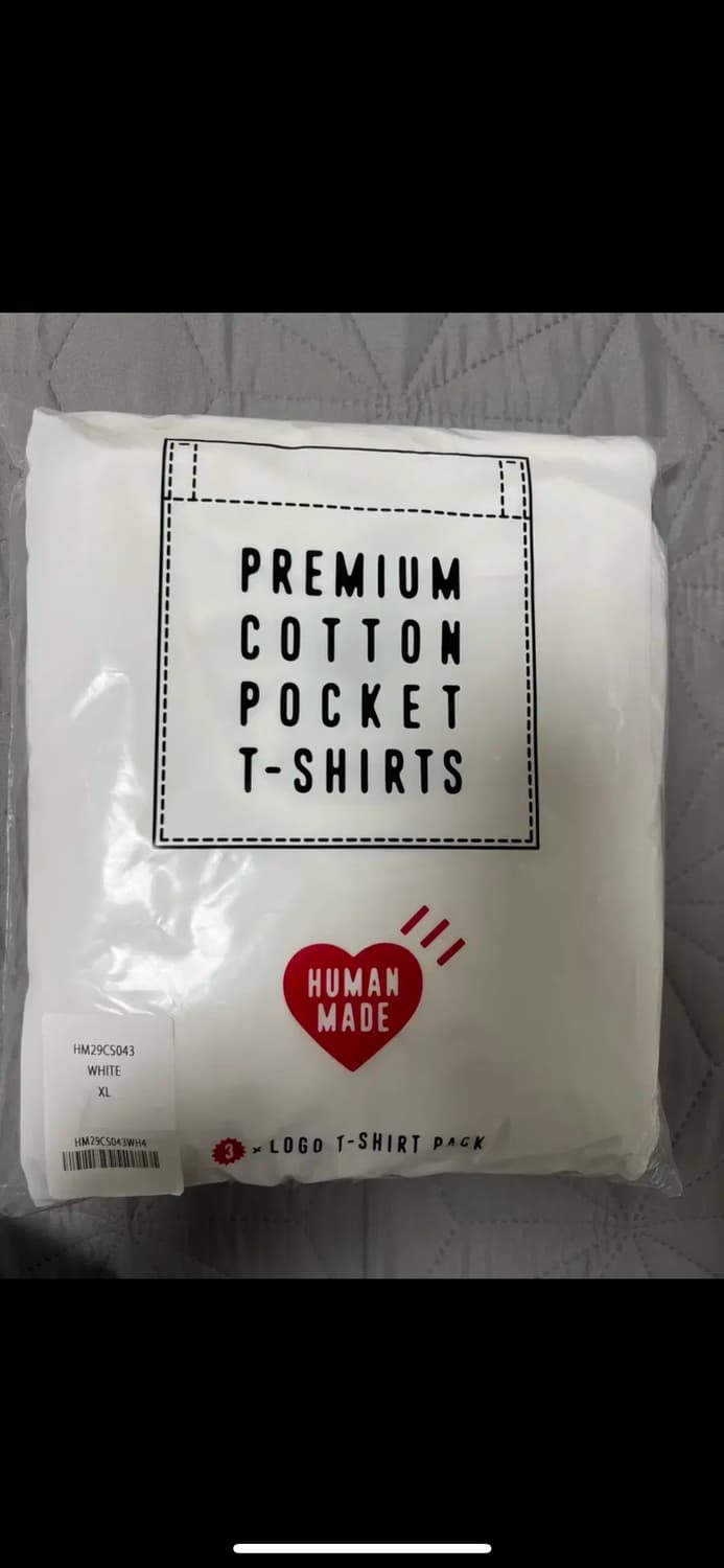 HUMAN MADE 포켓 반팔 티셔츠 3개입 상품이미지2