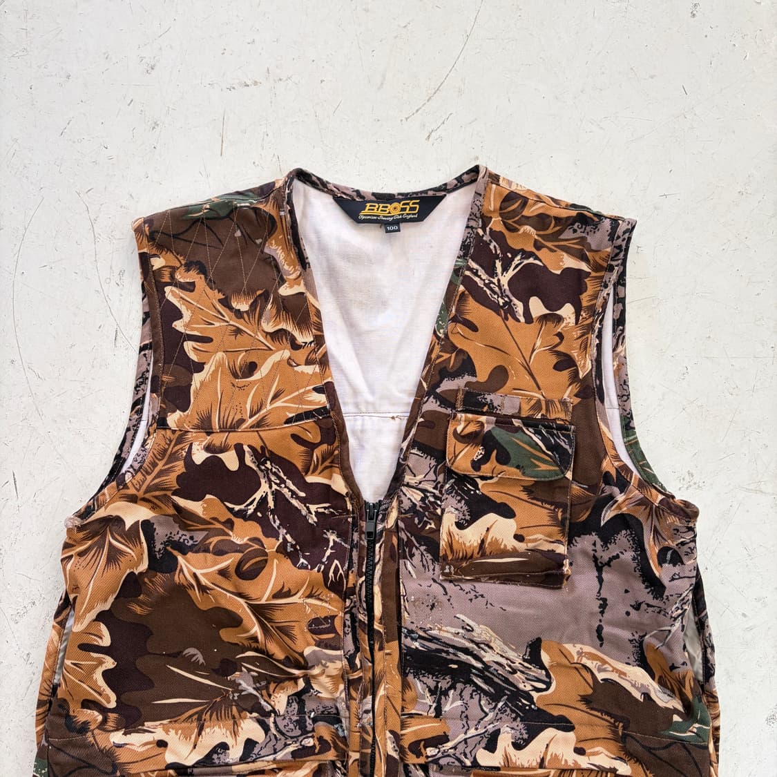 BBOSS 빈티지 리얼트리 유틸리티 헌팅 베스트 L 상품이미지2